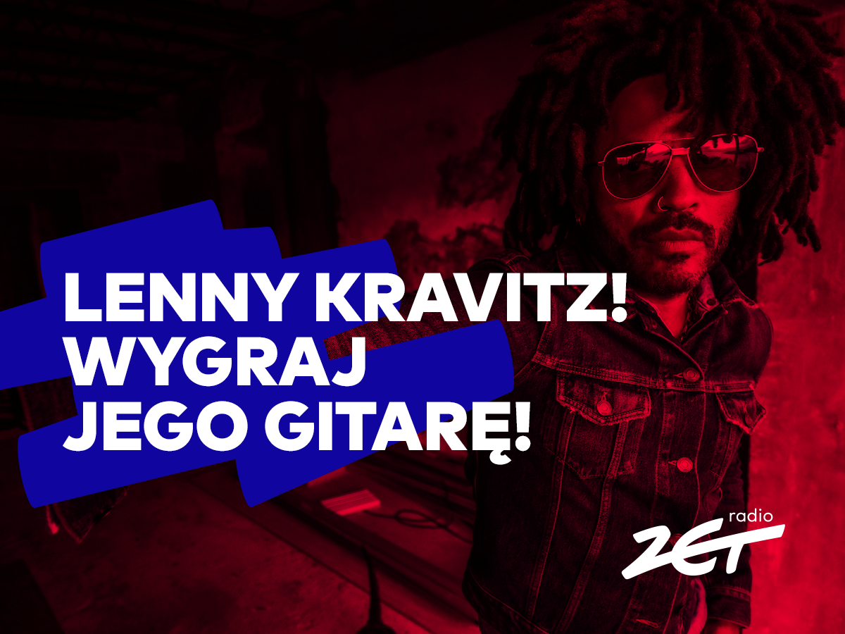 Gitara Lenny’ego Kravitza z autografem i bilety na koncert w Łodzi do wygrania w Radiu ZET!